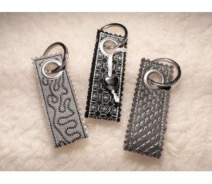 ADVENTSKALENDER 12. Dezember - Stickserie ITH - Schlüsselbänder Quilt Motive ITH